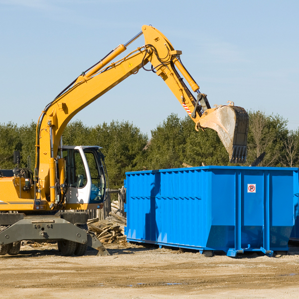 can i choose the location where the residential dumpster will be placed in East Franklin